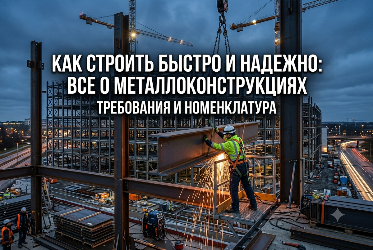 Технология возведения зданий из металлоконструкций: требования и номенклатура