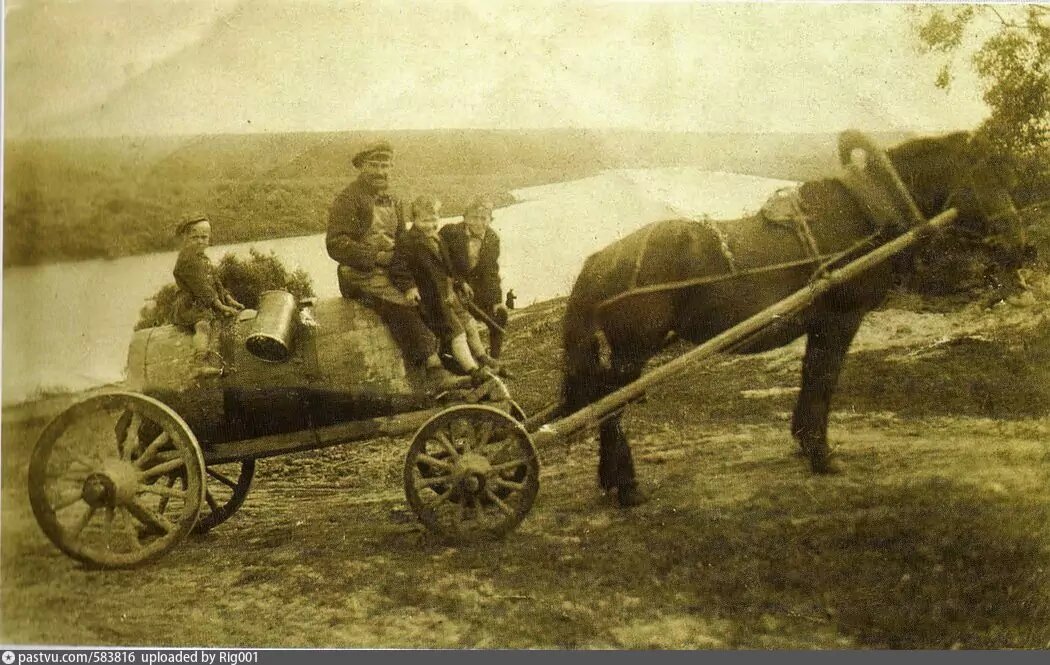 водовоз Захаров. 1959 г.