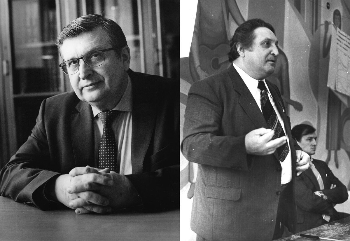 Алексей Викторович Макаров (слева) и Виктор Матвеевич Макаров (справа). 