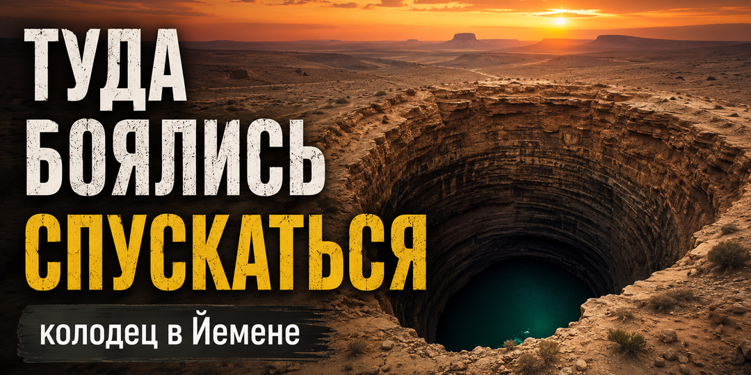 В Йемене нашли тёмный колодец глубиной с многоэтажку: почему туда долго не спускались