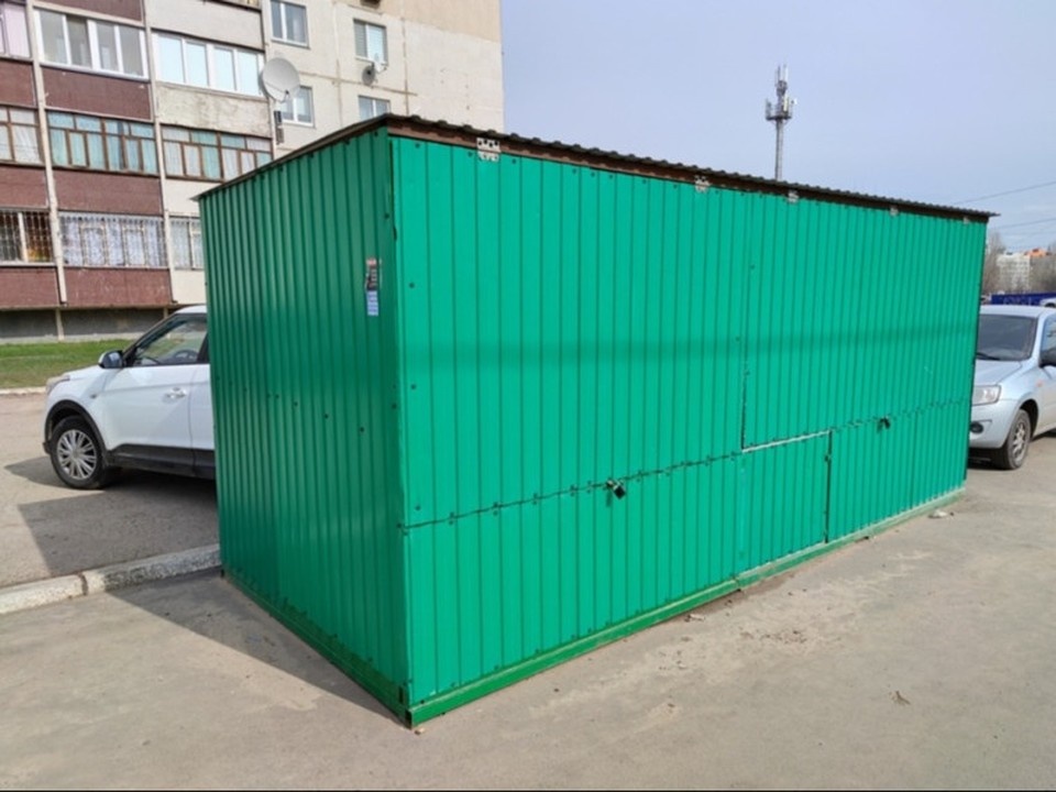    В Ульяновске с проспекта Авиастроителей вывезут зеленое сооружение из металла
