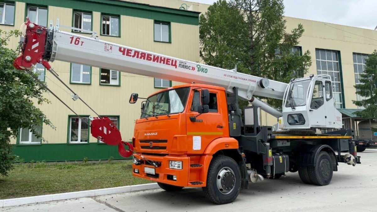    Электрокран на базе шасси КАМАЗ-53602