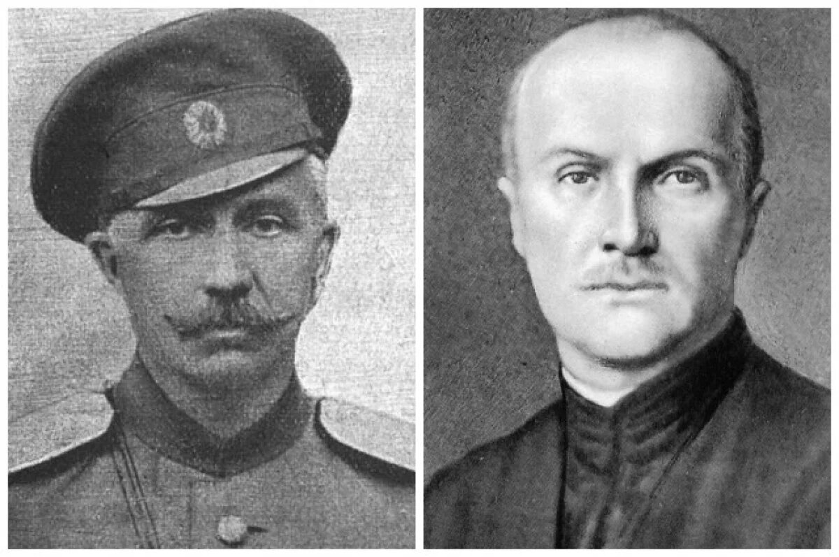    Пётр Краснов и Павел Скоропадский.