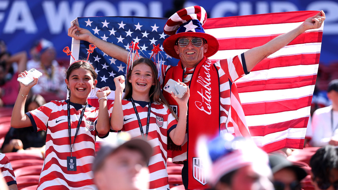    Фанаты сборной США. Getty Images