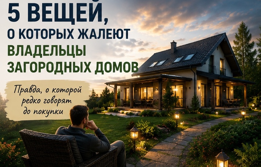 5 вещей, о которых жалеют владельцы загородных домов