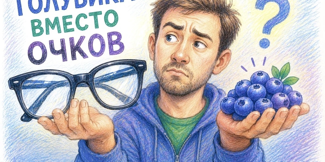 Ягодные сезоны: голубика — панацея для здоровья глаз или маркетинговый ход? Исследуем влияние на зрение
