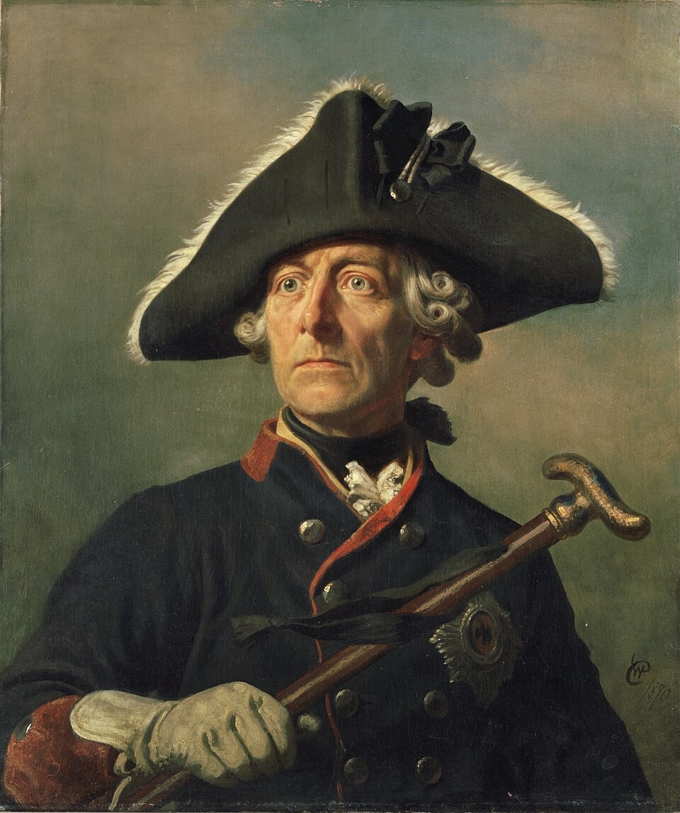 Авторство: Вильгельм Кампхаузен. Google Arts & Culture — friedrich-der-gro%C3%9Fe/lQHb6QtnJsldpg, Общественное достояние, https://commons.wikimedia.org/w/index.php?curid=63536635