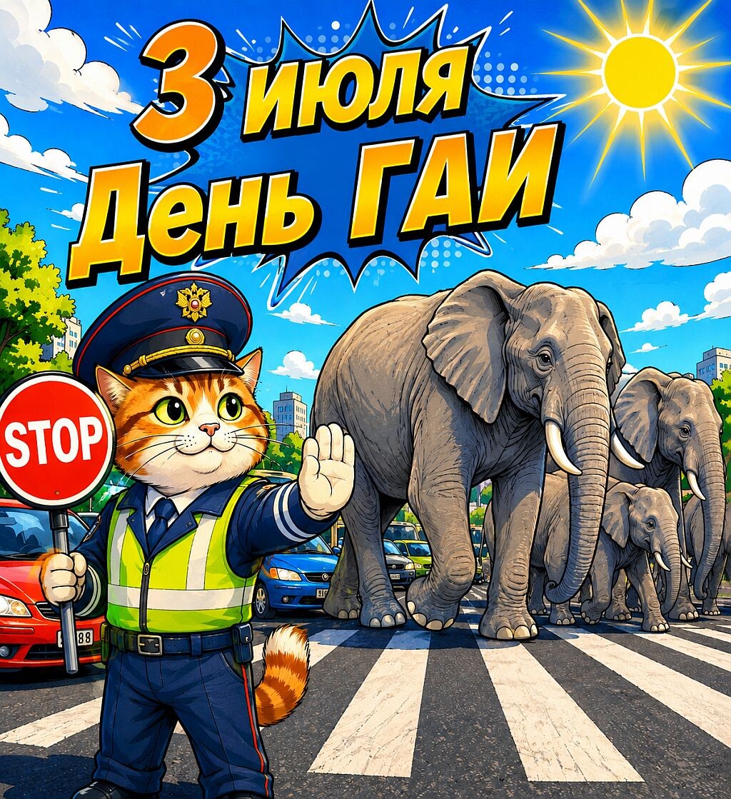 👮‍♂️ 3 июля - День ГАИ! podarokplus.ru