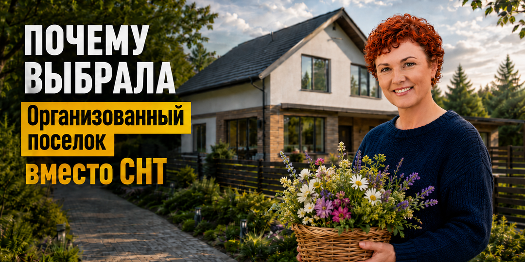 Почему я выбрала дом в организованном посёлке, а не СНТ