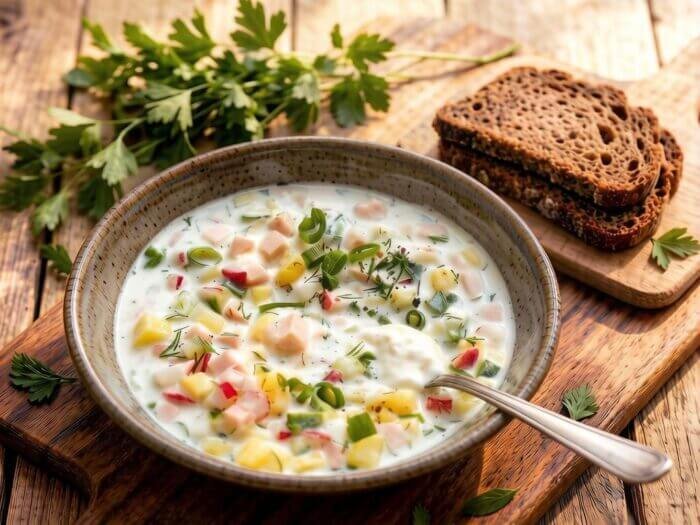 Окрошка на кефире: лето в тарелке и три секрета идеального вкуса