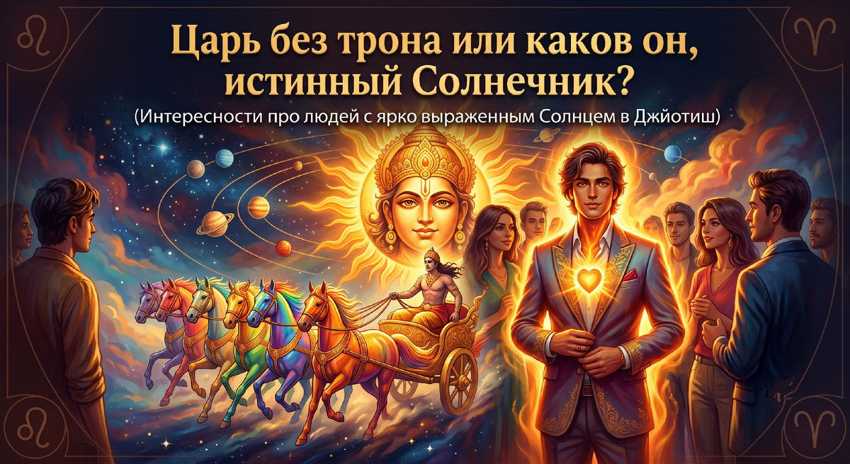 Царь без трона или каков он, истинный Солнечник? (Интересности про людей с ярко выраженным Солнцем)
