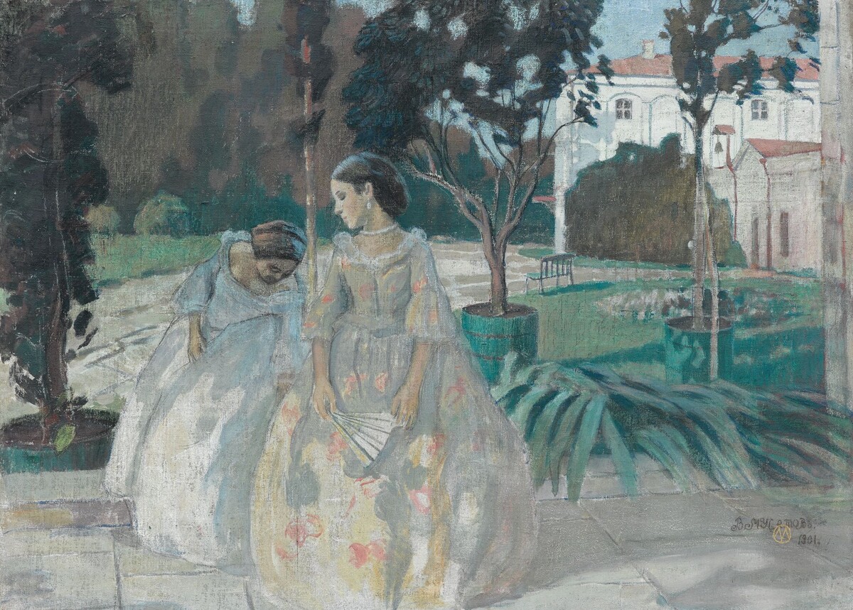 Виктор Борисов-Мусатов. Гобелен, 1901 год. Государственная Третьяковская галерея / tretyakovgallery.ru