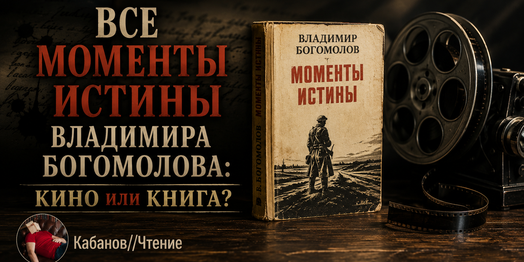 Все моменты истины Владимира Богомолова: кино или книга?