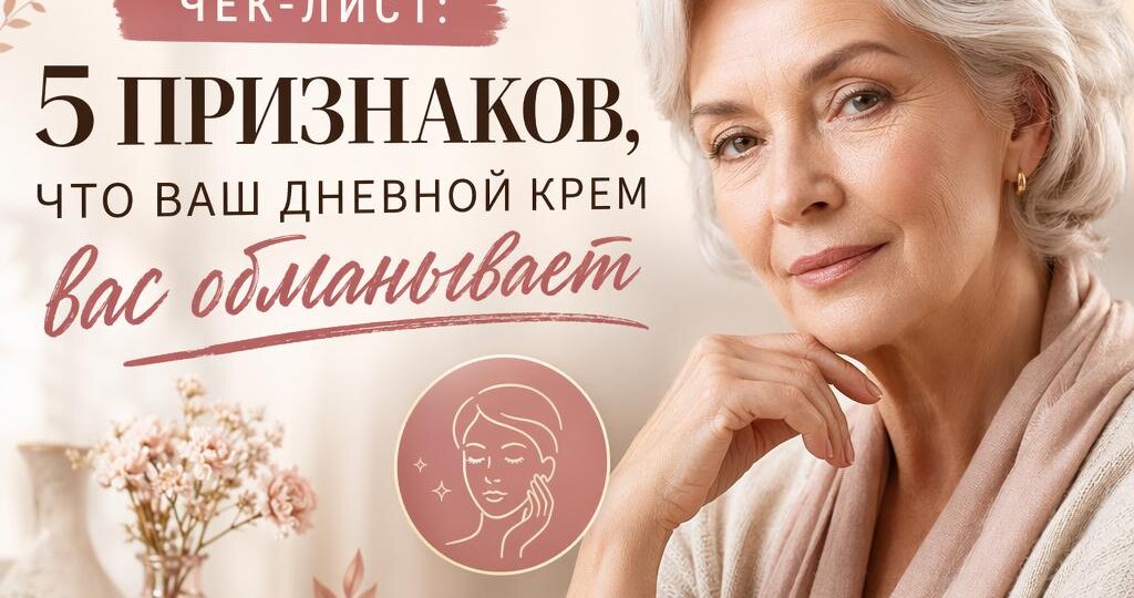ЧЕК-ЛИСТ: 5 признаков, что ваш дневной крем вас обманывает