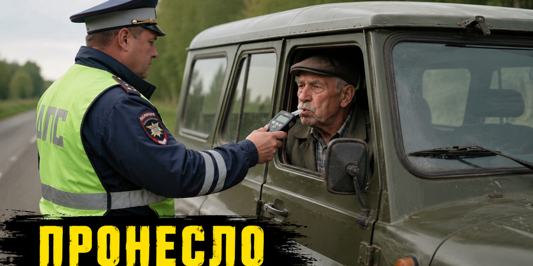 Инспектор остановил нетрезвого рыбака, но пришлось отпустить. Хитрый дедовский способ спас от штрафа