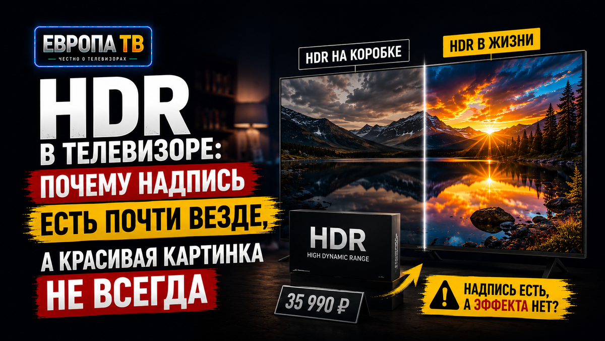 HDR в телевизорах: правда или миф?