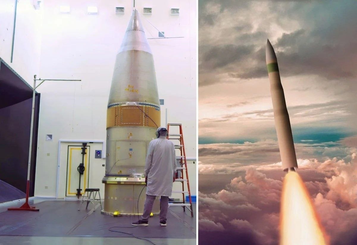 В США Northrop Grumman показала носовой обтекатель Sentinel: новая МБР обретает форму под более тяжёлые боеголовки и прорыв ПРО. Фото: Northrop Grumman