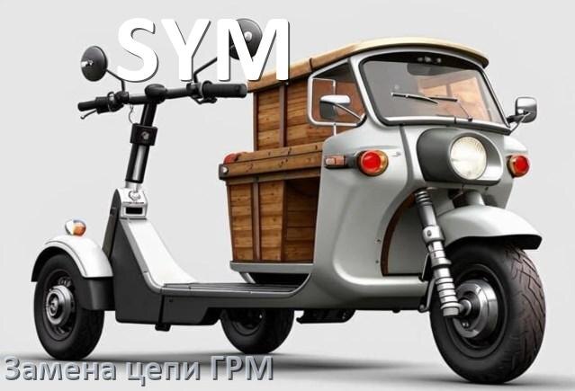
Замена цепи ГРМ скутера SYM самому