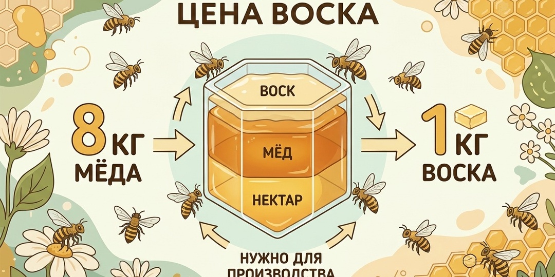 Архитекторы природы: пчелы и их восковые секреты