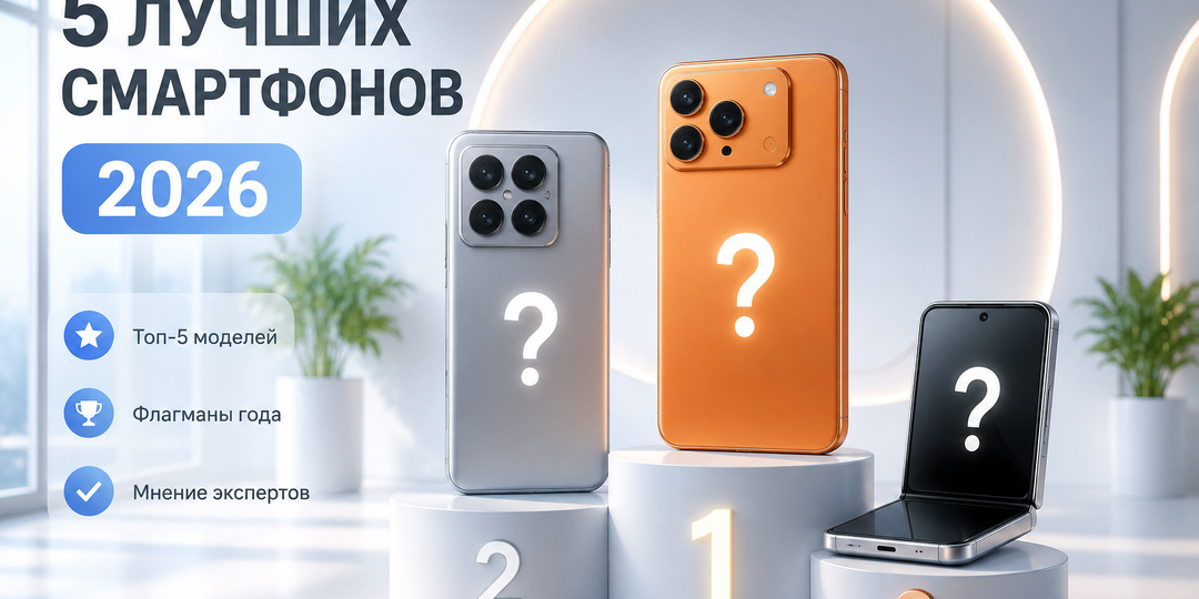 5 лучших смартфонов 2026 года по результатам тестирования в широком диапазоне цен