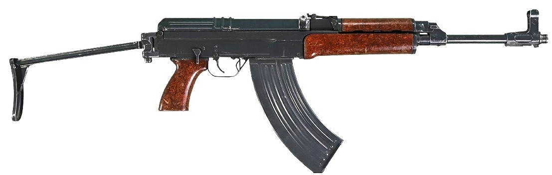 Vz. 58V. Обратите внимание на бакелит с наполнением опилками.