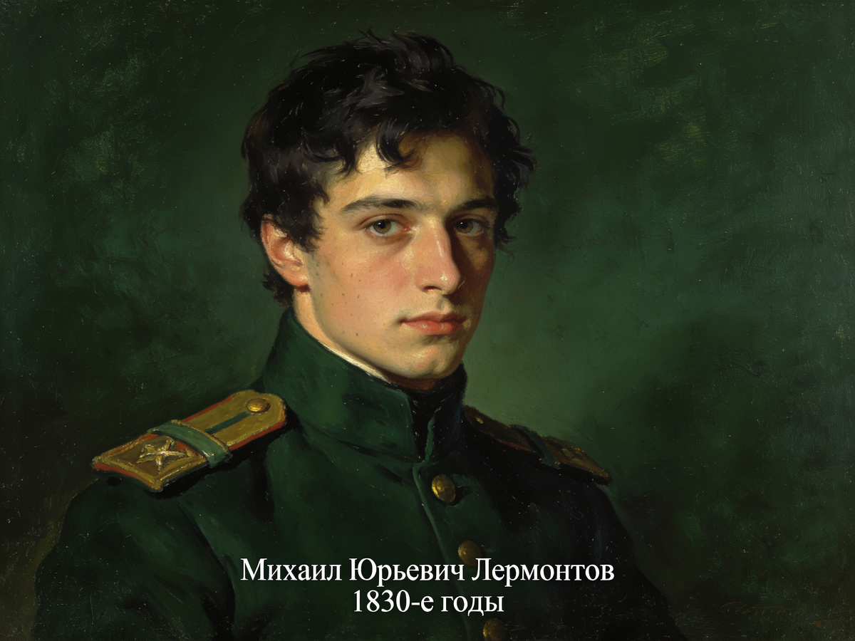 🎖️ Михаил Юрьевич Лермонтов в военной форме. Ему было всего 26 лет, когда он вышел на дуэль. За спиной — ссылка на Кавказ, скандал с властями и слава, от которой он уставал. На дуэли он стрелял в воздух. Он не хотел убивать. Но он не знал, что Мартынов уже всё решил за себя. ⚔️ 