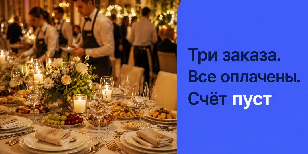 Вскрытие и ошибки: кейтеринговая компания, парадоксальный кассовый разрыв при полных предоплатах