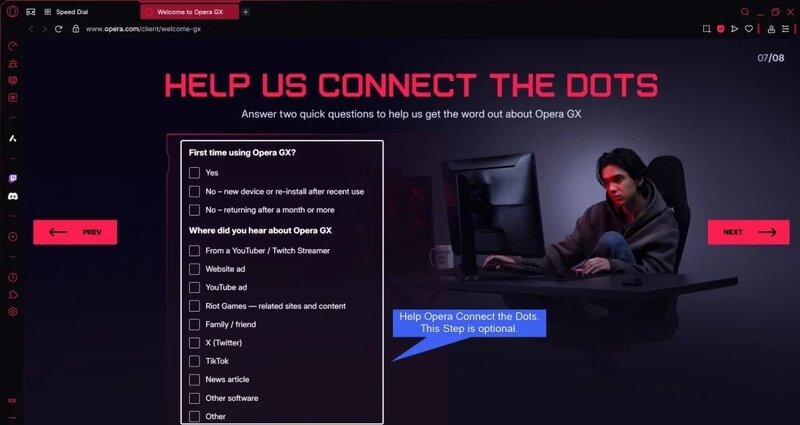 Как установить браузер Opera GX ROG Edition? 