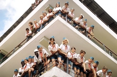 Лето 1970 г. СССР. Крым. Дети на отдыхе в пионерском лагере "Артек”.