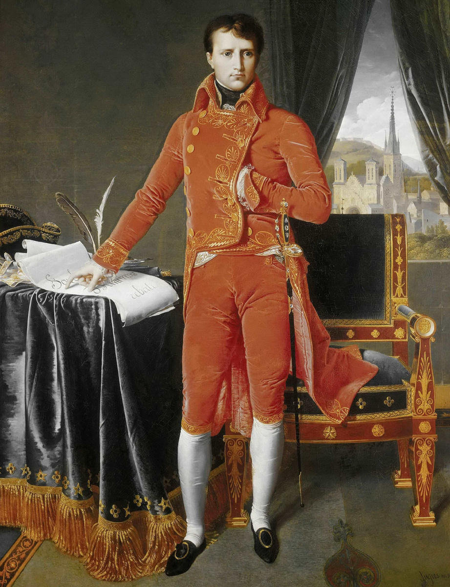 Бонапарт - 1-й консул, 1803 (худож. Жан Огюст Доминик Энгр; фото из интернета, здесь как иллюстрация)