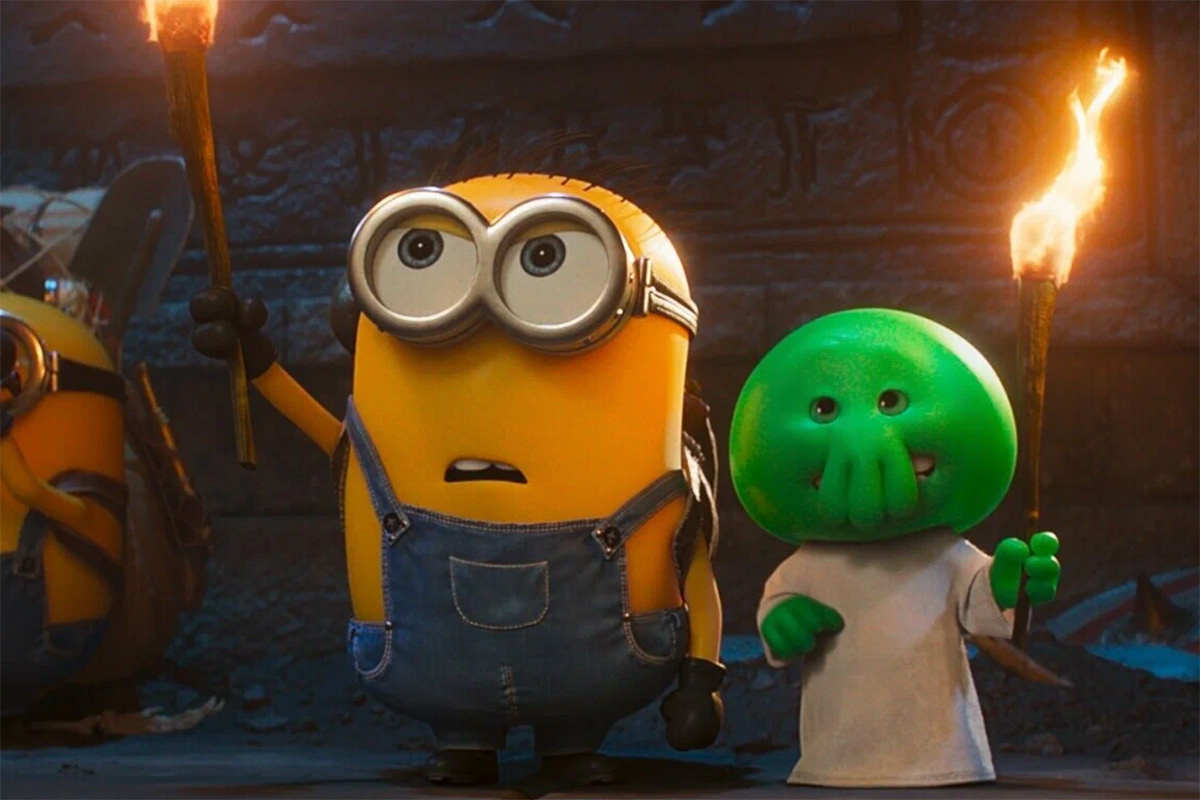 Universal Pictures📷Кадр из мультфильма «Миньоны и монстры»