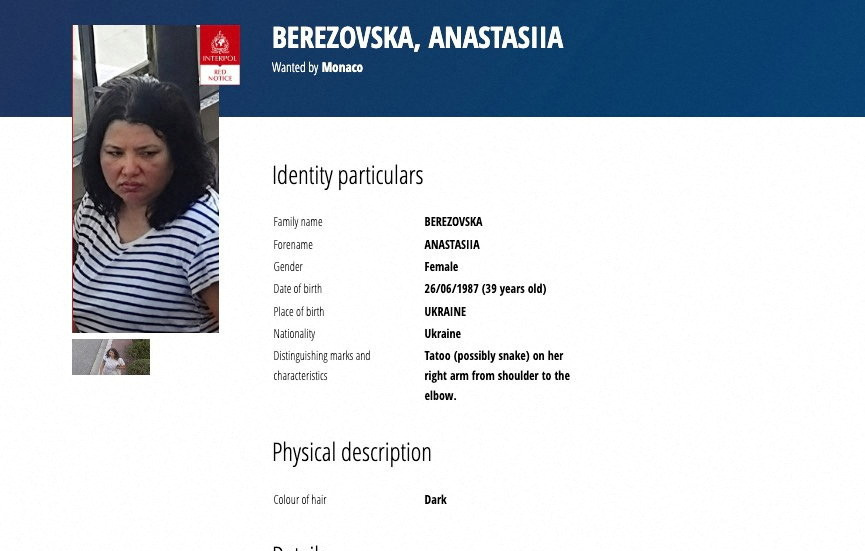 Interpol/HANDOUT via REUTERS
