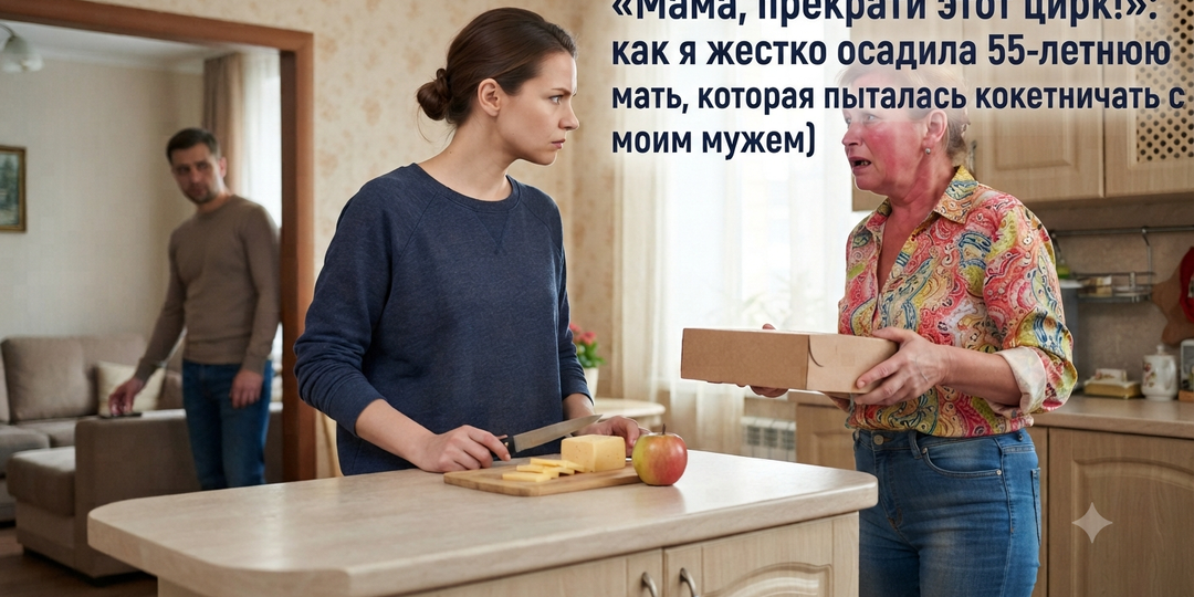 «Мама, прекрати этот цирк!»: как я жестко осадила 55-летнюю мать, которая пыталась кокетничать с моим мужем