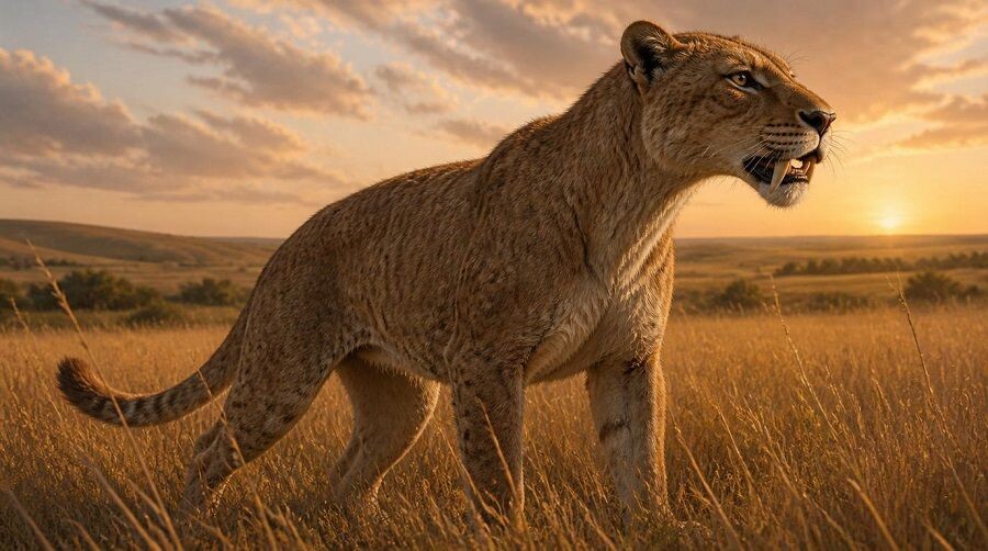 Художественный рисунок Adelphailurus kansensis. © ab-news.ru