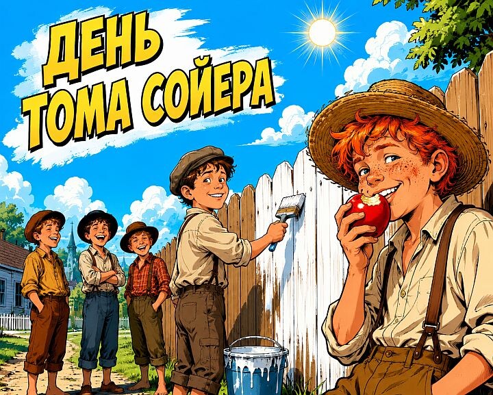 4 июля - День Тома Сойера! podarokplus.ru