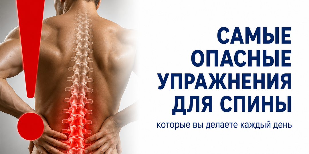 Самые опасные упражнения для спины, которые вы делаете каждый день