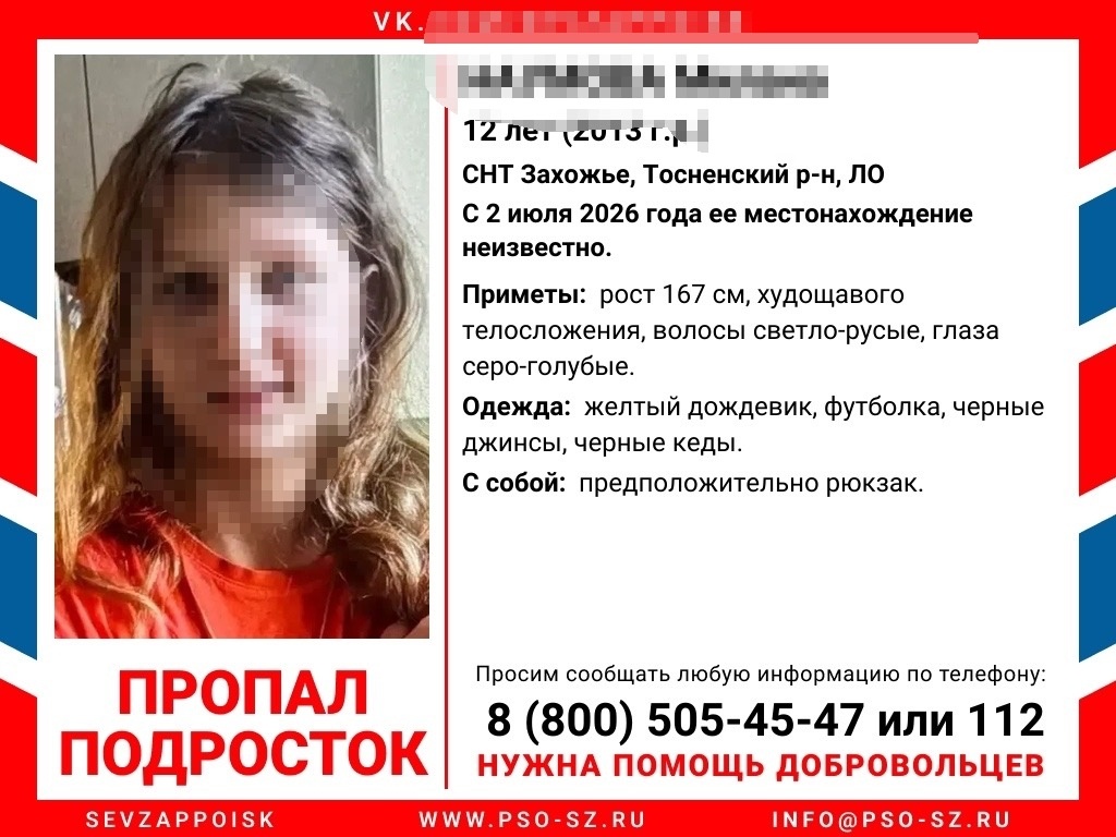 Фото: группа «Поисково-спасательный отряд «Северо-Запад» в соцсети ВК