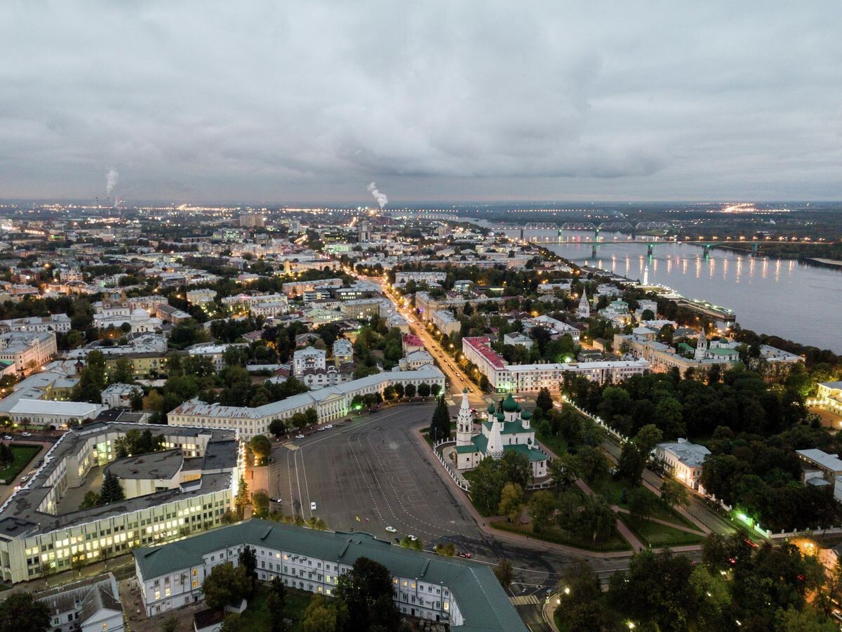    Город Ярославль и река Волга | © РИА Новости / Алексей Мальгавко