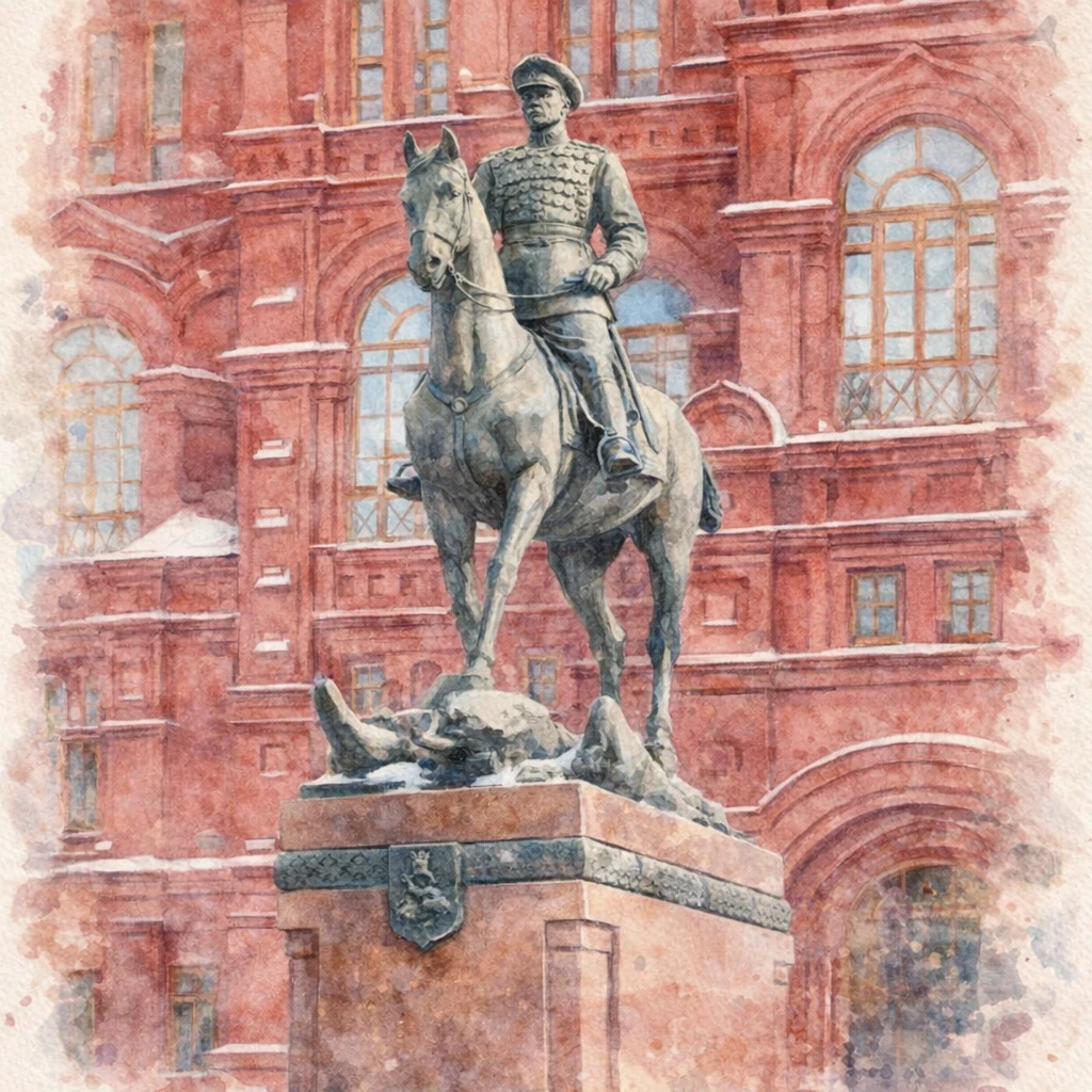 Памятник маршалу Жукову