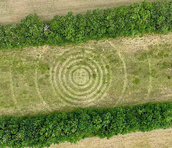 1.07.2026 г. Круги на полях Франции. Ссылка: https://www.cropcircleconnector.com/2026/rumours2026.html