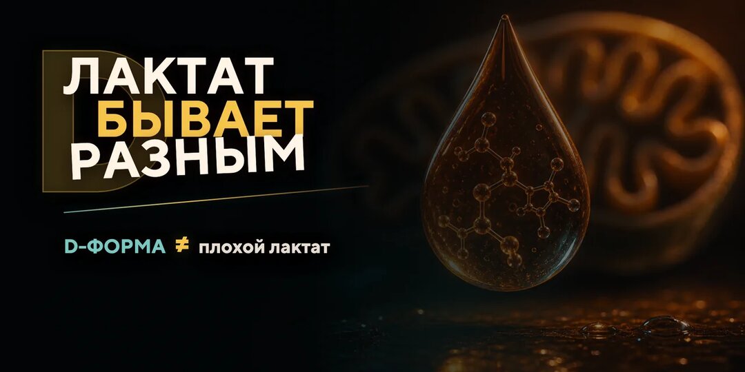 Лактат бывает разным: почему D-лактат — не «плохой лактат»