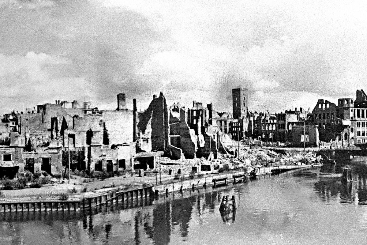    Панорама Кенигсберга после штурма. Апрель 1945 года. / РИА Новости