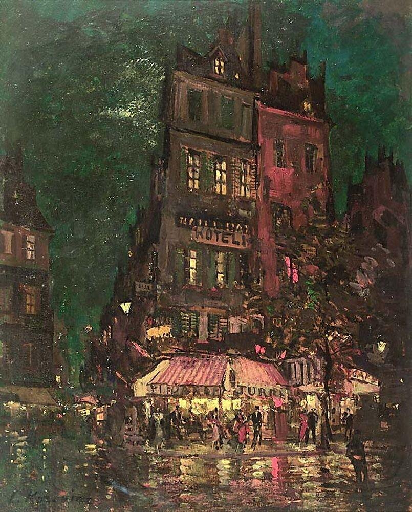 К. А. Коровин. «Париж. Улица Венеция». 1927. Ярославский художественный музей. Wikimedia Commons. Public Domain