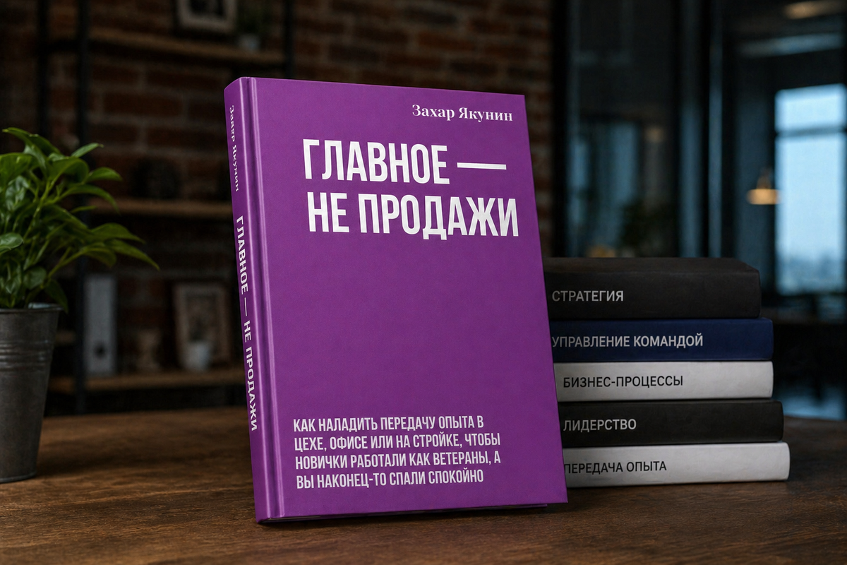Главное — не продажи | Автор: Захар Якунин. Узнать подробности о книге на сайте https://www.znanievkod.ru/kniga/glavnoe-ne-prodazhi