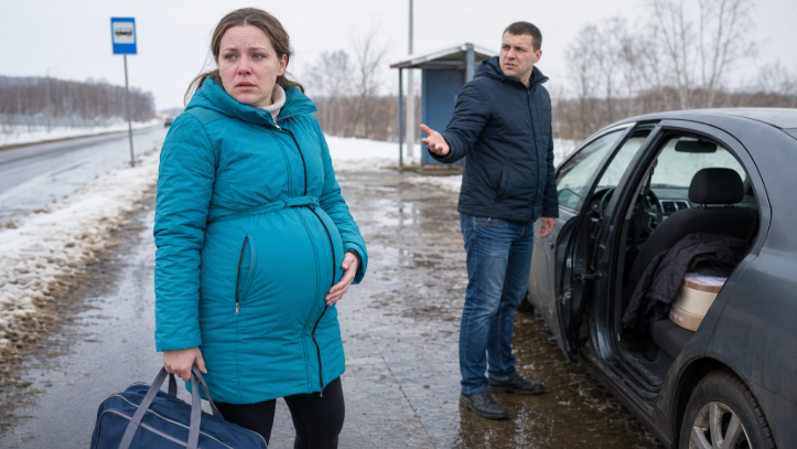Муж оставил беременную жену на трассе ради юбилея матери, но через неделю его ключи не подошли