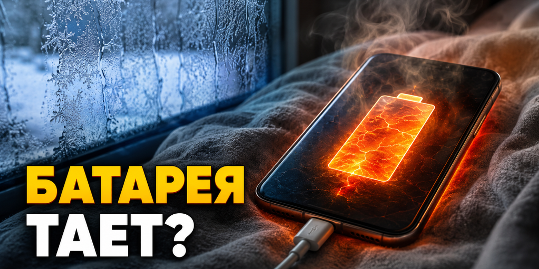 5 ошибок с зарядкой телефона, которые убивают батарею быстрее, чем мороз
