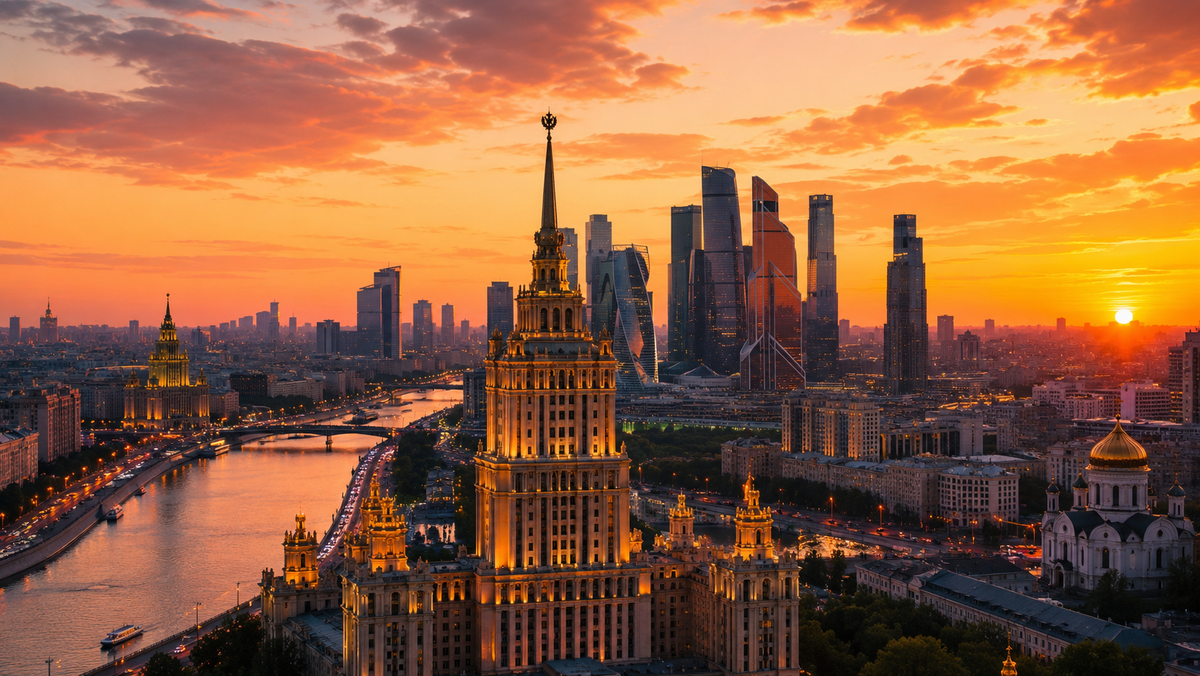 Встретить красивый закат в Москве можно как совершенно бесплатно, так и на оборудованных высотных площадках с панорамным обзором. 