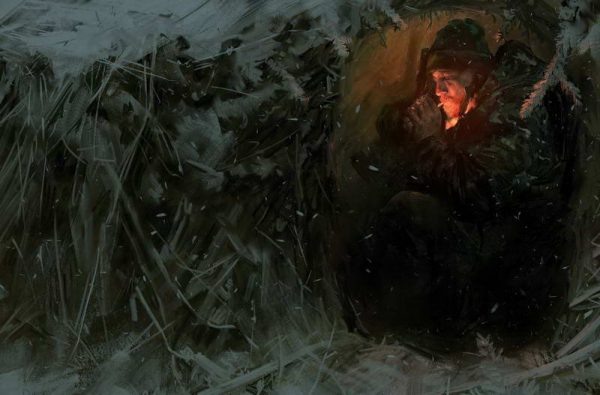 Набросок одного из вариантов обложки будущей книги