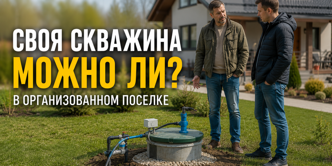 Можно ли бурить скважину в коттеджном поселке? Что говорит закон и правила поселка