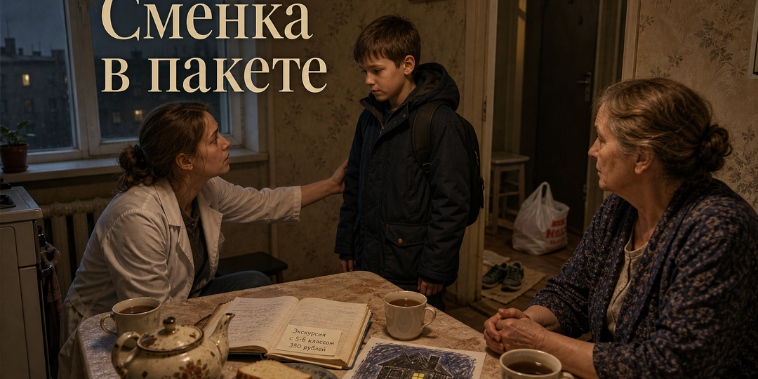 Сменка в пакете